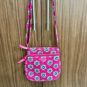 Vera Bradley Pink Floral Crossbody Bag
